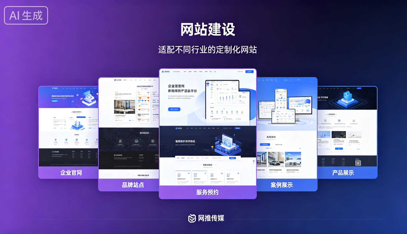 网站建设宣传案例展示